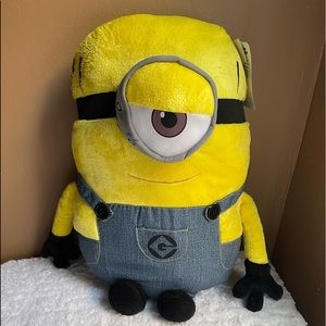 NWT Despicable Me 3 Minion Pillow 20 in long by 11 in wide